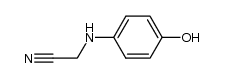 N-(4-hydroxy-phenyl)-glycine nitrile Structure