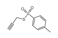 propargyl p-toluenethiolsulfonate结构式