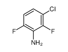 3-chloro-2,6-difluoroaniline Structure