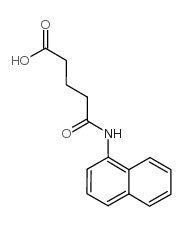 5-(1-萘氨基)-5-氧代戊酸结构式