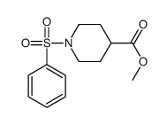 METHYL 1-(PHENYLSULFONYL)-4-PIPERIDINECARBOXYLATE Structure