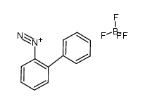 ortho-biphenyldiazonium tetrafluoroborate Structure