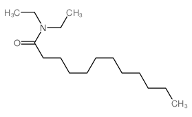 N,N-Diethyldodecanamide structure