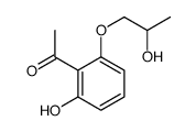 1-[2-hydroxy-6-(2-hydroxypropoxy)phenyl]ethanone结构式
