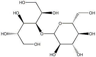 3-O-β-D-Glucopyranosyl-D-mannitol结构式