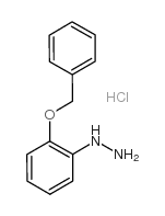 (2-苄氧基苯基)-肼盐酸盐结构式