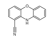 10H-Phenoxazine-1-carbonitrile结构式
