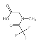 Glycine,N-methyl-N-(trifluoroacetyl)- (9CI) Structure