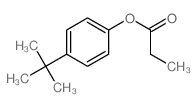Phenol,4-(1,1-dimethylethyl)-, 1-propanoate结构式