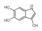 5,6,3-trihydroxyindole结构式