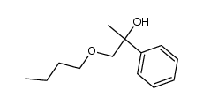 1-butoxy-2-phenyl-2-propanol结构式