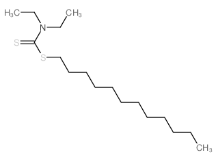 Carbamodithioic acid,diethyl-, dodecyl ester (9CI)结构式
