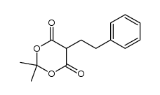 α-phenethyl Meldrum's acid Structure