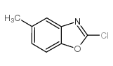 2-氯-5-甲基苯并恶唑结构式