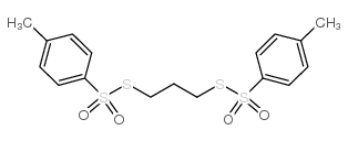 Benzenesulfonothioicacid, 4-methyl-, S1,S1'-1,3-propanediyl ester Structure