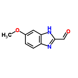 6-Methoxy-1H-benzoimidazole-2-carbaldehyde Structure