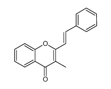 3-methyl-2-styryl-chromen-4-one结构式