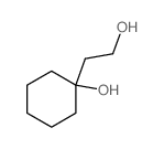 1-(2-hydroxyethyl)cyclohexan-1-ol结构式