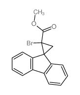 methyl 1-bromospiro[cyclopropane-2,9'-fluorene]-1-carboxylate结构式