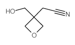 2-(3-(HYDROXYMETHYL)OXETAN-3-YL)ACETONITRILE Structure
