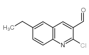2-氯-6-乙基喹啉-3-甲醛结构式