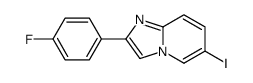 2-(4-fluorophenyl)-6-iodoimidazo[1,2-a]pyridine Structure
