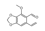 4-Methoxy-6-vinyl-1,3-benzodioxole-5-carbaldehyde Structure