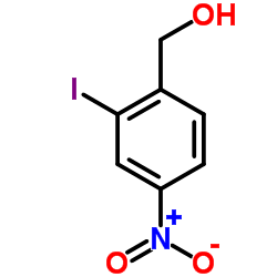 (2-碘-4-硝基苯基)甲醇结构式