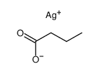 Butanoic acid silver(I) salt结构式