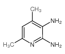 2,3-Diamino-4,6-dimethylpyridine Structure