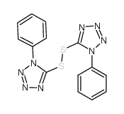 5,5'-Dithiobis(1-phenyl-1H-tetrazole) Structure