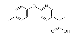 2-(6-p-tolyloxy-pyridin-3-yl)-propionic acid Structure