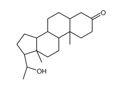 5α-孕烷-3-酮-20α-醇结构式