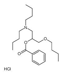 [1-butoxy-3-(dibutylamino)propan-2-yl] benzoate,hydrochloride结构式