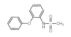 2-苯氧基甲烷磺酰苯胺结构式