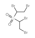 1,2-dibromo-1-(1,2-dibromoethylsulfonyl)ethane Structure