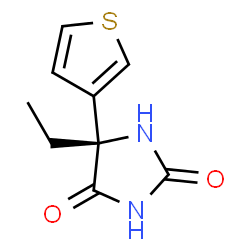 2,4-Imidazolidinedione,5-ethyl-5-(3-thienyl)-,(5S)-(9CI)结构式