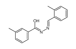 3-methyl-N-[(E)-(2-methylphenyl)methylideneamino]benzamide Structure