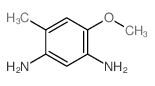 1,3-Benzenediamine,4-methoxy-6-methyl- Structure