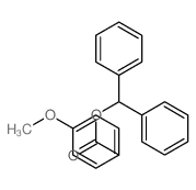 Benzoic acid,4-methoxy-, diphenylmethyl ester Structure