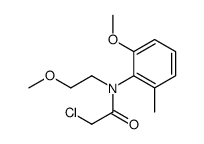 2-chloro-N-(2-methoxyethyl)-N-(2-methoxy-6-methylphenyl)acetamide Structure