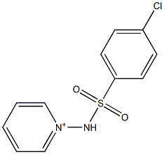 [(p-Chlorophenyl)sulfonyl]pyridinioamine anion结构式