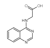 (喹唑啉-4-氨基)-乙酸结构式