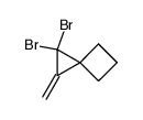1,1-Dibrom-2-methylen-spiro[2.3]hexan Structure