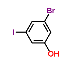 3-溴-5-碘苯酚结构式