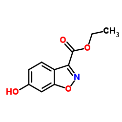 6-羟基苯并[D]异唑-3-羧酸乙酯结构式