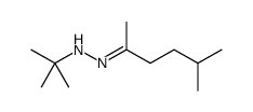 2-methyl-N-[(E)-5-methylhexan-2-ylideneamino]propan-2-amine Structure