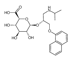 (+)-Propranolol glucuronide Structure