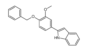 2-(3-methoxy-4-phenylmethoxyphenyl)-1H-indole结构式