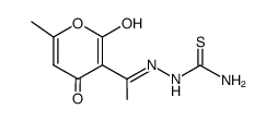 dehydroacetic acid thiosemicarbazone结构式
